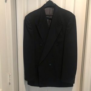 Men’s J.T. Beckett Double Breasted Black Suit